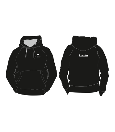 Sudadera con capucha negra