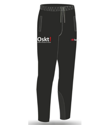 Pantalón de chándal pitillo negro