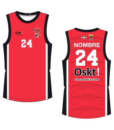 Camiseta transfer de juego reversible personalizada