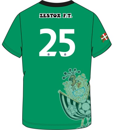 Atezainaren kamiseta orlegia / Camiseta verde portero