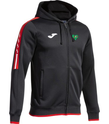 Chaqueta de chándal con capucha y escudo