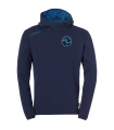 Sudadera con capucha azul marino